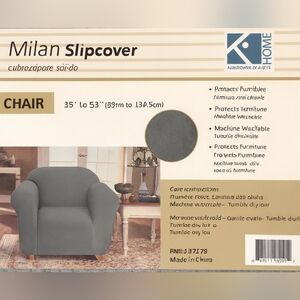 Milan Slipcover in Gray